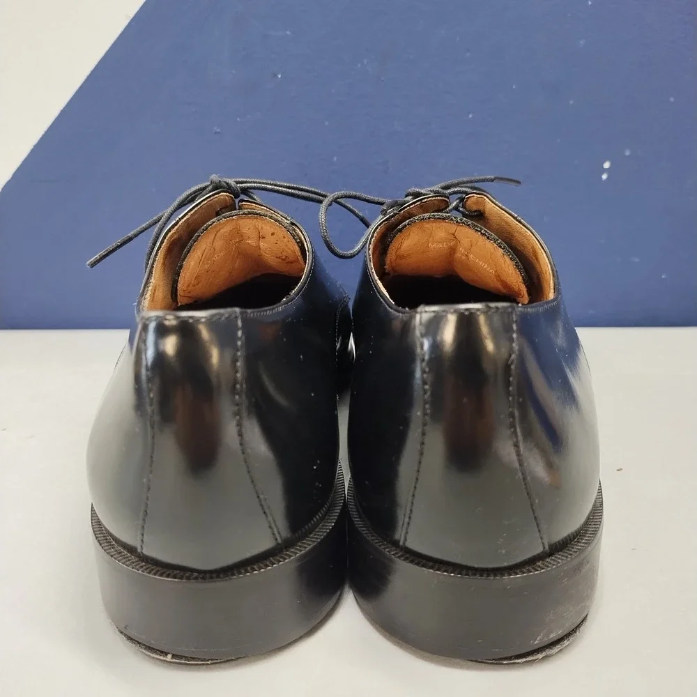 Bostonian Classics Dress Shoes Mens Size 10M Black Leather Almond Toe Lace Up